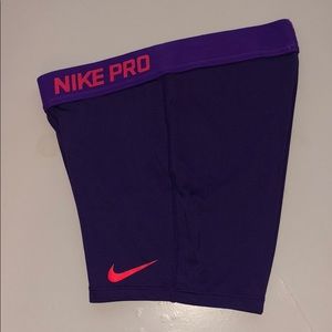 Youth purple Nike pros
